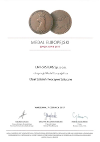 Emt-Systems Medal Europejski 2017
