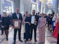 Wielka Gala Liderów Polskiego Biznesu, podczas której Prezes EMT-Systems Grzegorz Wszołek odebrał Złotą Statuetkę Lidera Polskiego Biznesu
