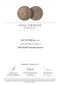 Emt-Systems Medal Europejski 2017